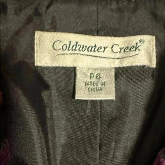 coldwater creek Black denim blazer jacket - Picture 5 of 10